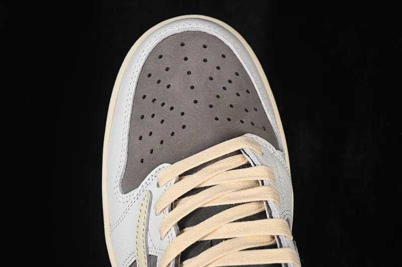 All categories Air Jordan Jordan series basketball shoes Air Jordan 1 Low ZG version Travis Scott x Air Jordan 1 Low OG AJ1 Joe 1 undercut low top full head layer DM7866-162